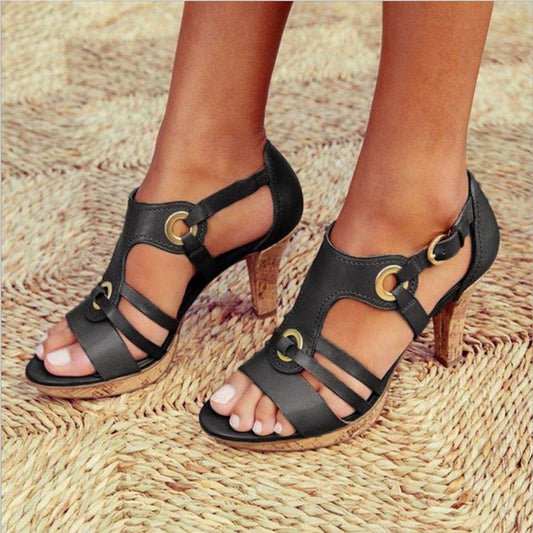 Fenna | Comfortabele hoge hakken sandalen